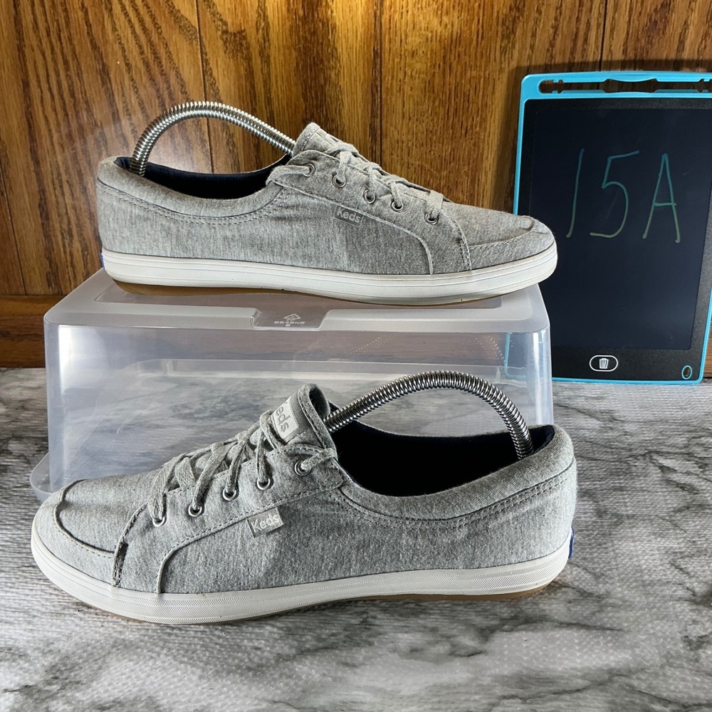 Keds Casual Sneakers Comfortable Everyday Shoes Gray Women's Size‎ 10